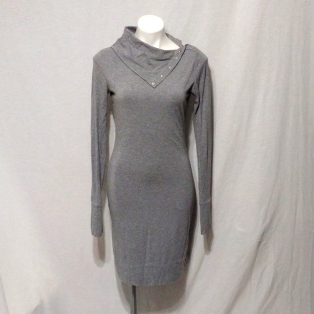 Diane Von Furstenberg Gray Midi Dress
